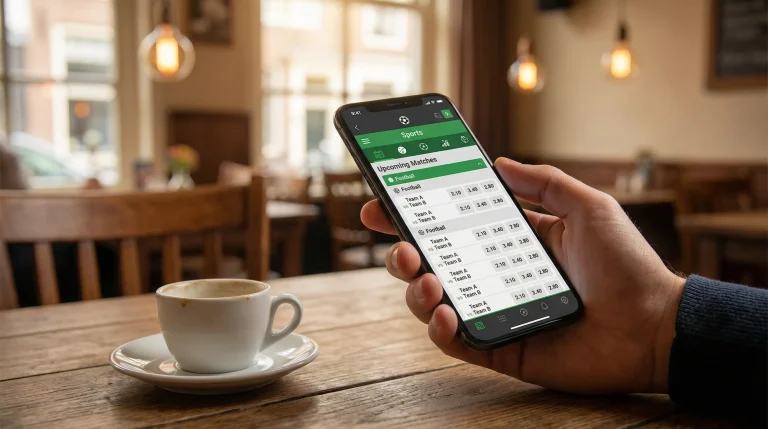 Jack's bookmaker WK 2026 review — smartphone met wedden app op een tafel
