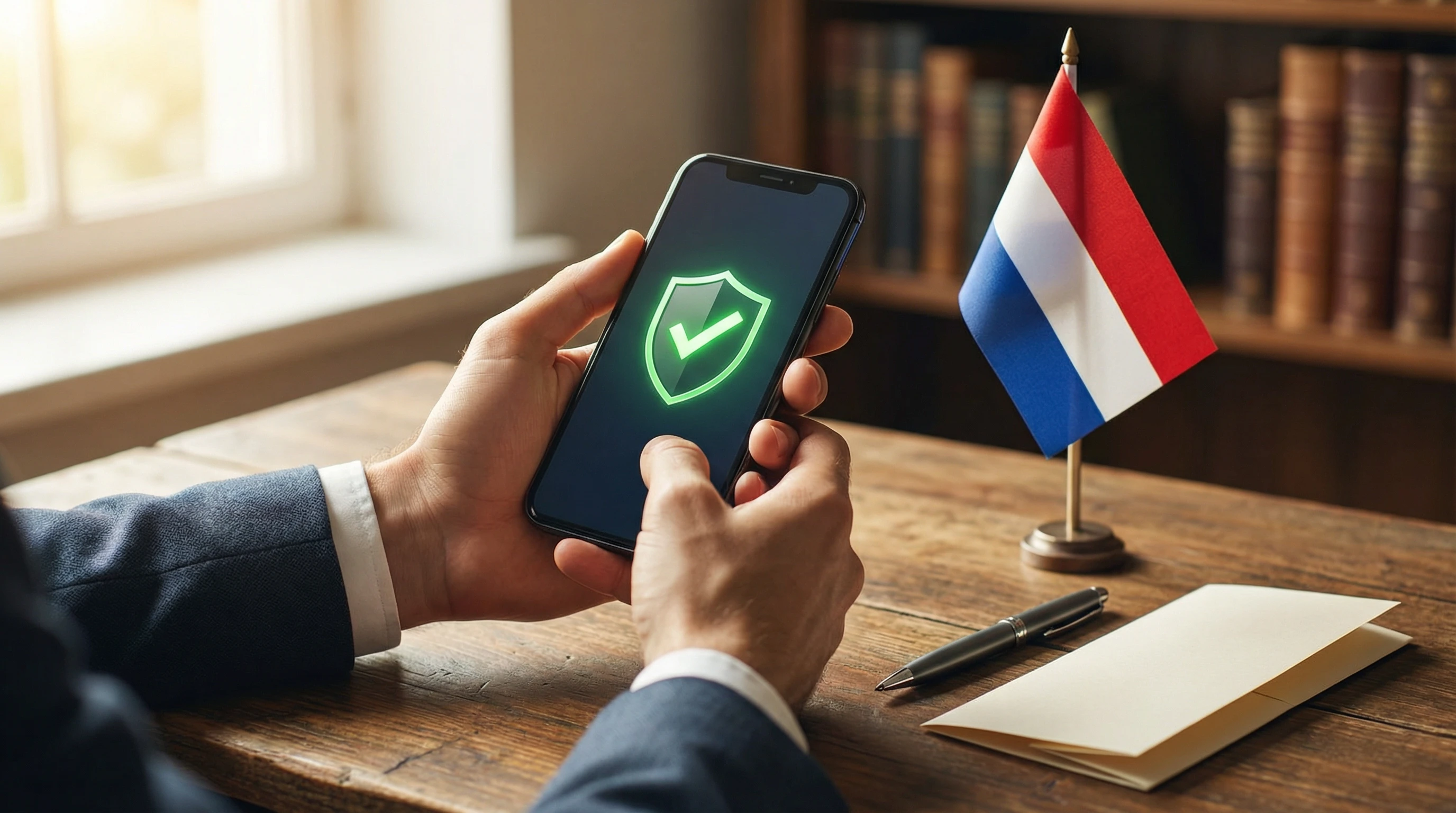 KSA-licentie en veilig wedden — slot op een laptop met voetbalwedden