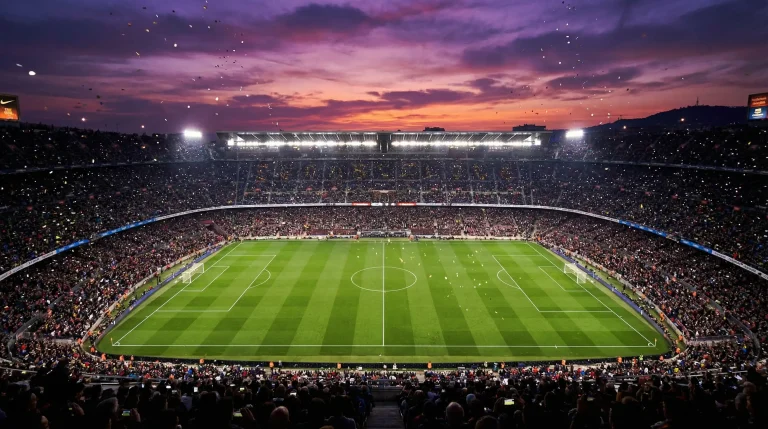 WK 2026 halve finales en finale wedden — groot voetbalstadion bij avondlicht