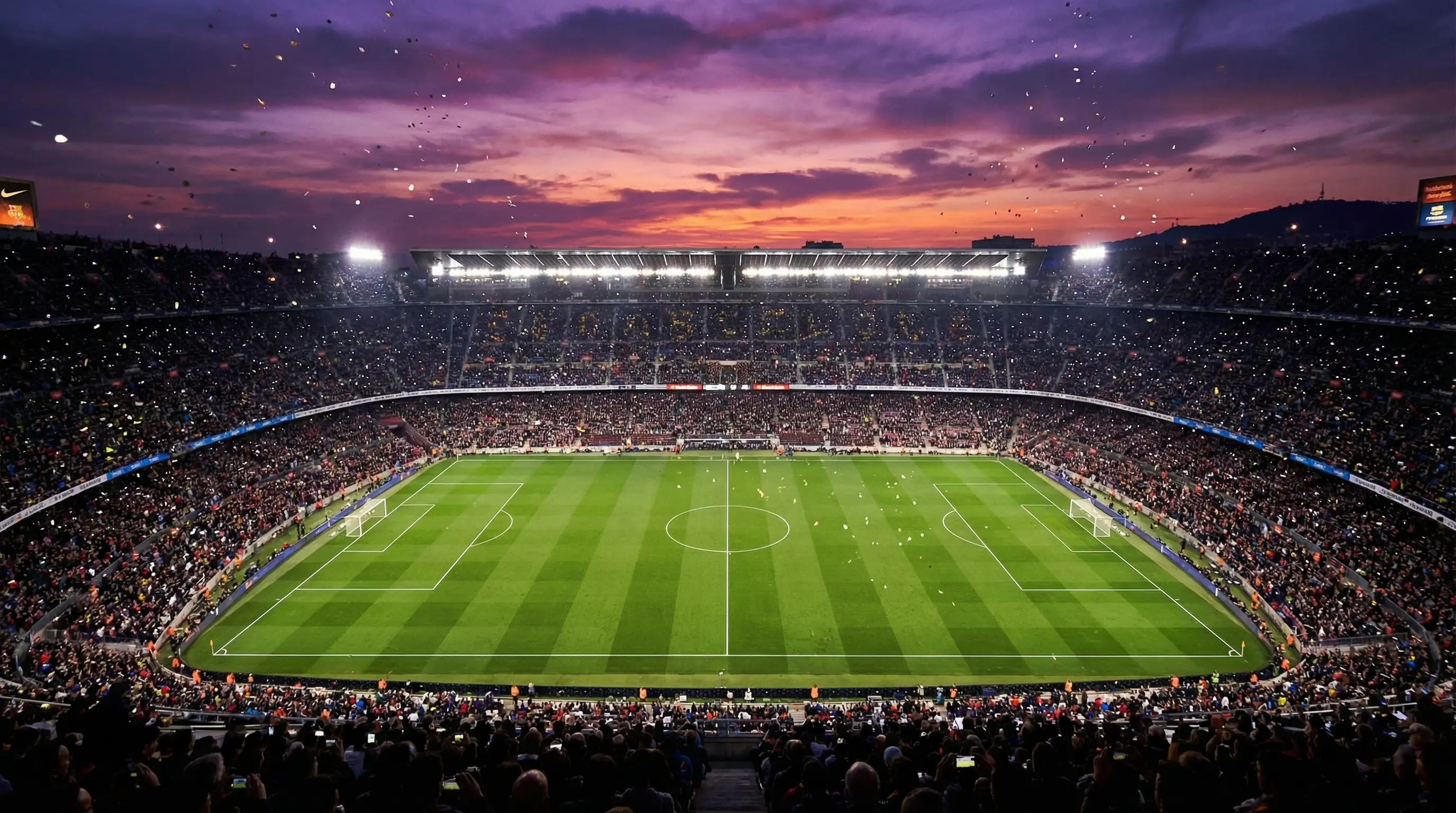 WK 2026 halve finales en finale wedden — groot voetbalstadion bij avondlicht